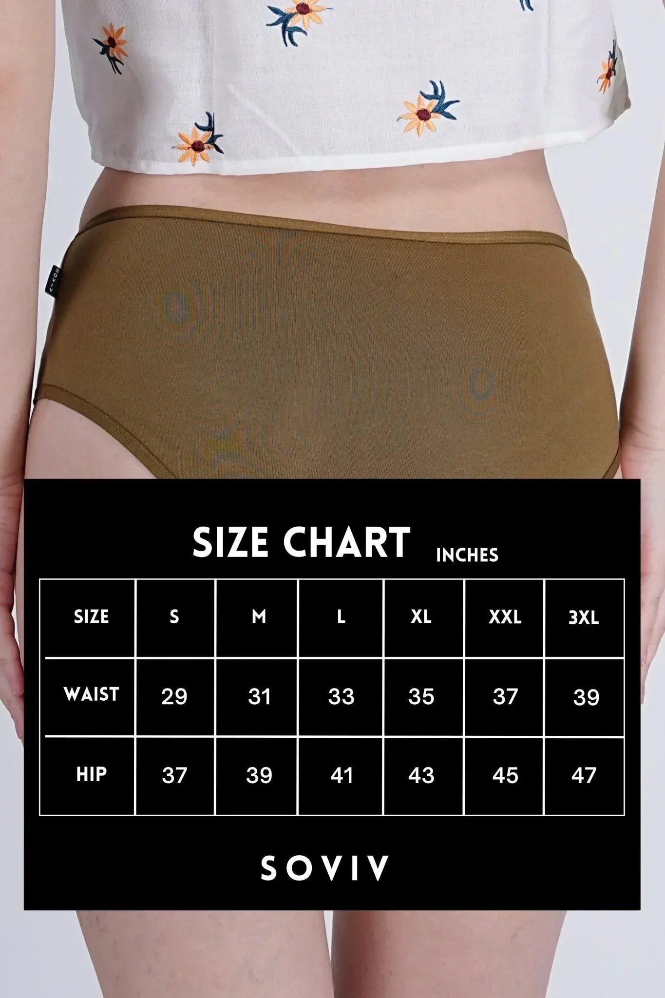 Basic & Beyond Mid Rise Hipsters! (3 Pack) - SOVIV
