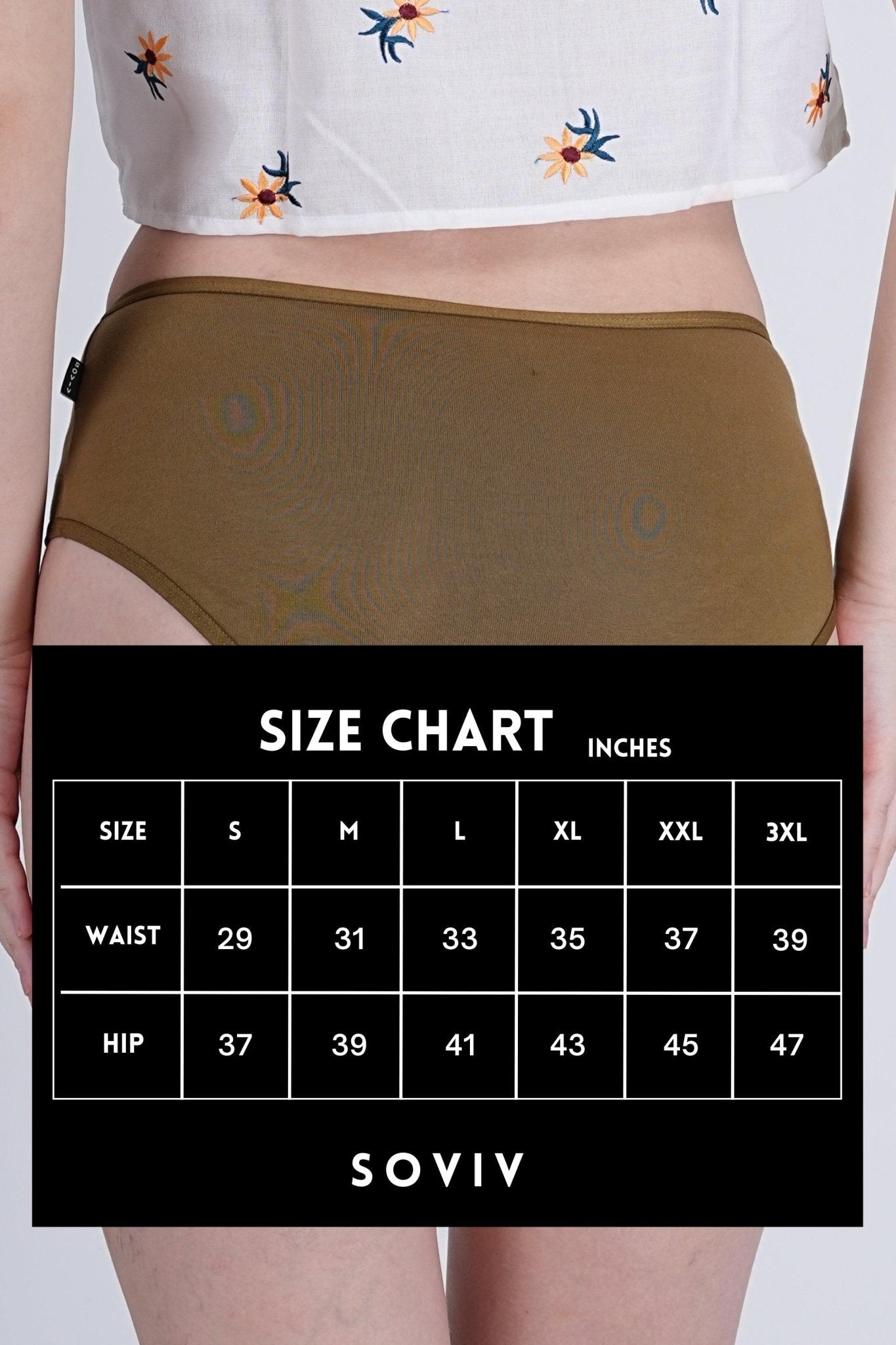 Dark Nude Mid Rise Hipster Panty - SOVIV