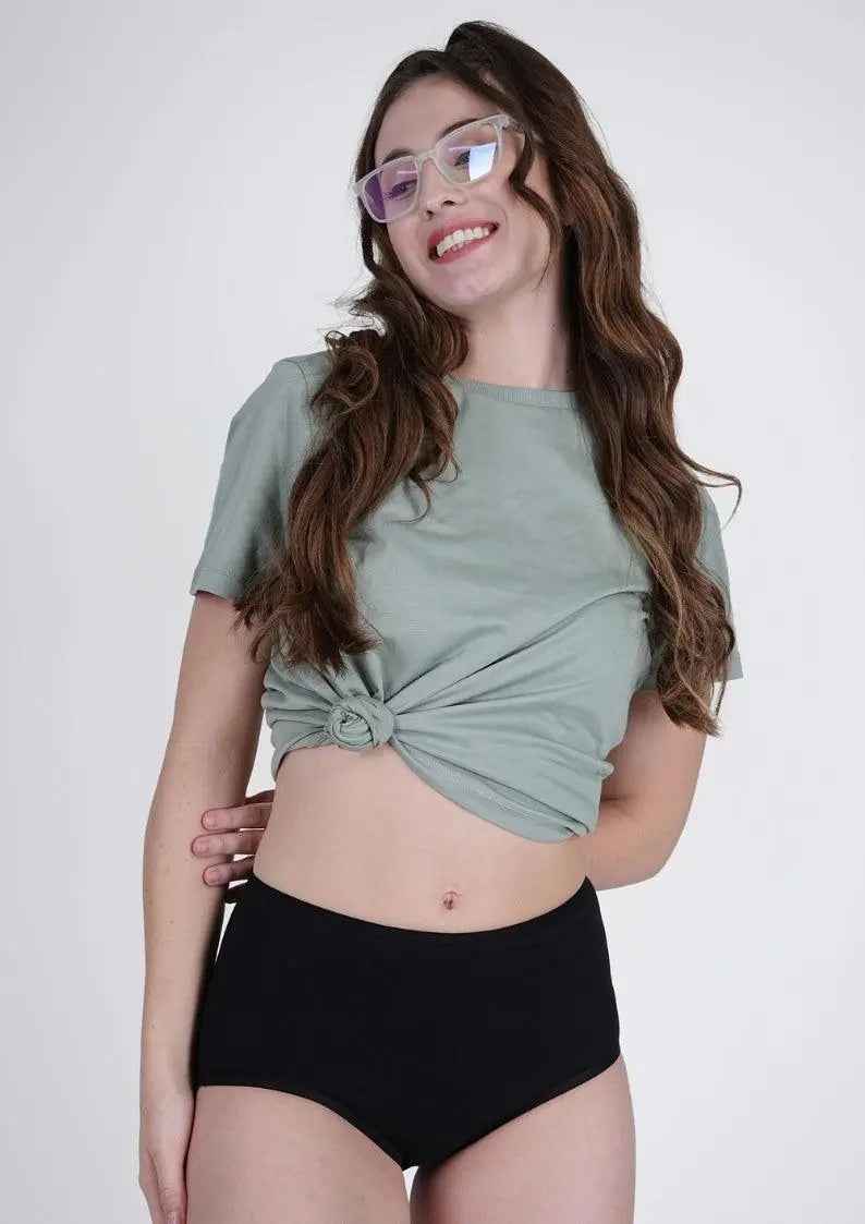 Elegant Cotton Stretch Hipster – High Rise | Pack of 3