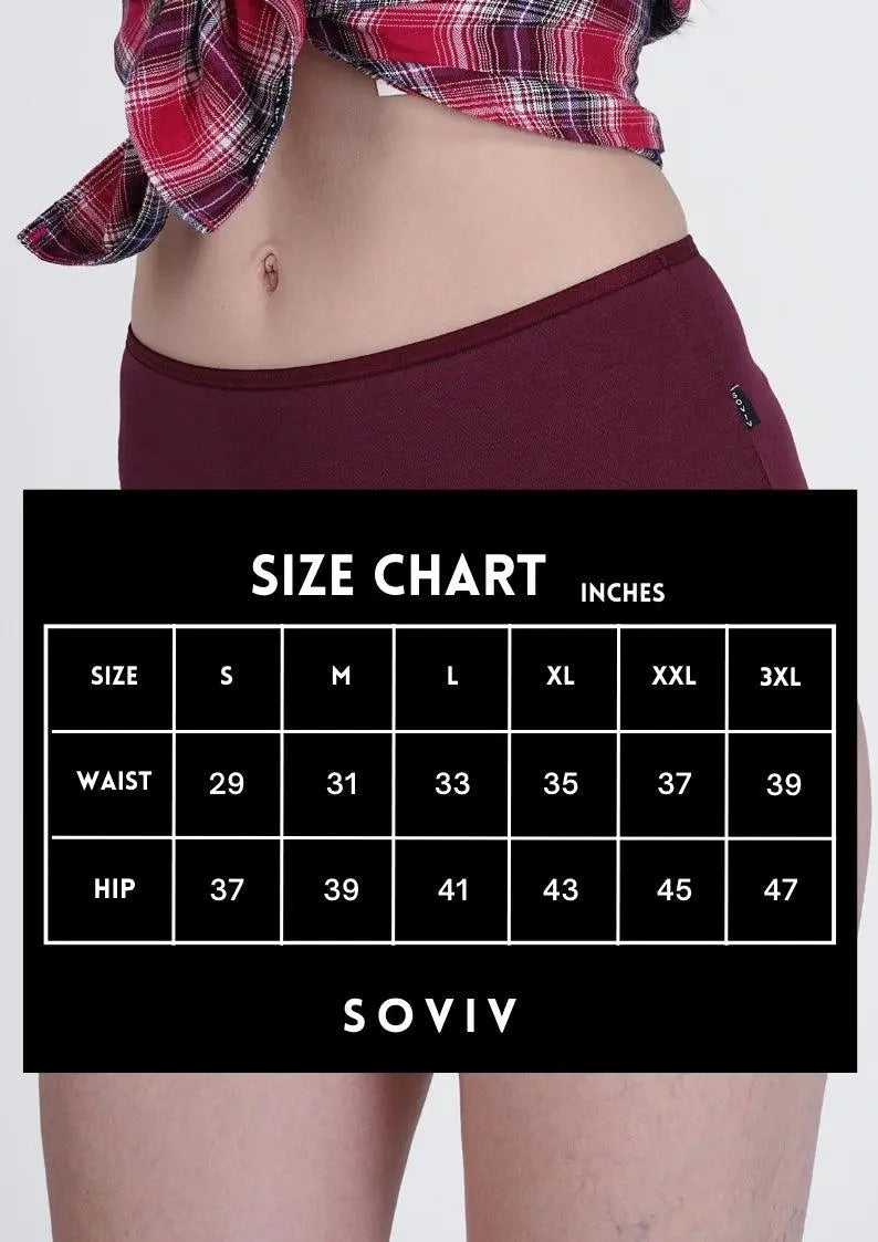Everyday High Rise Hipster Panty! (Pack of 3) - SOVIV