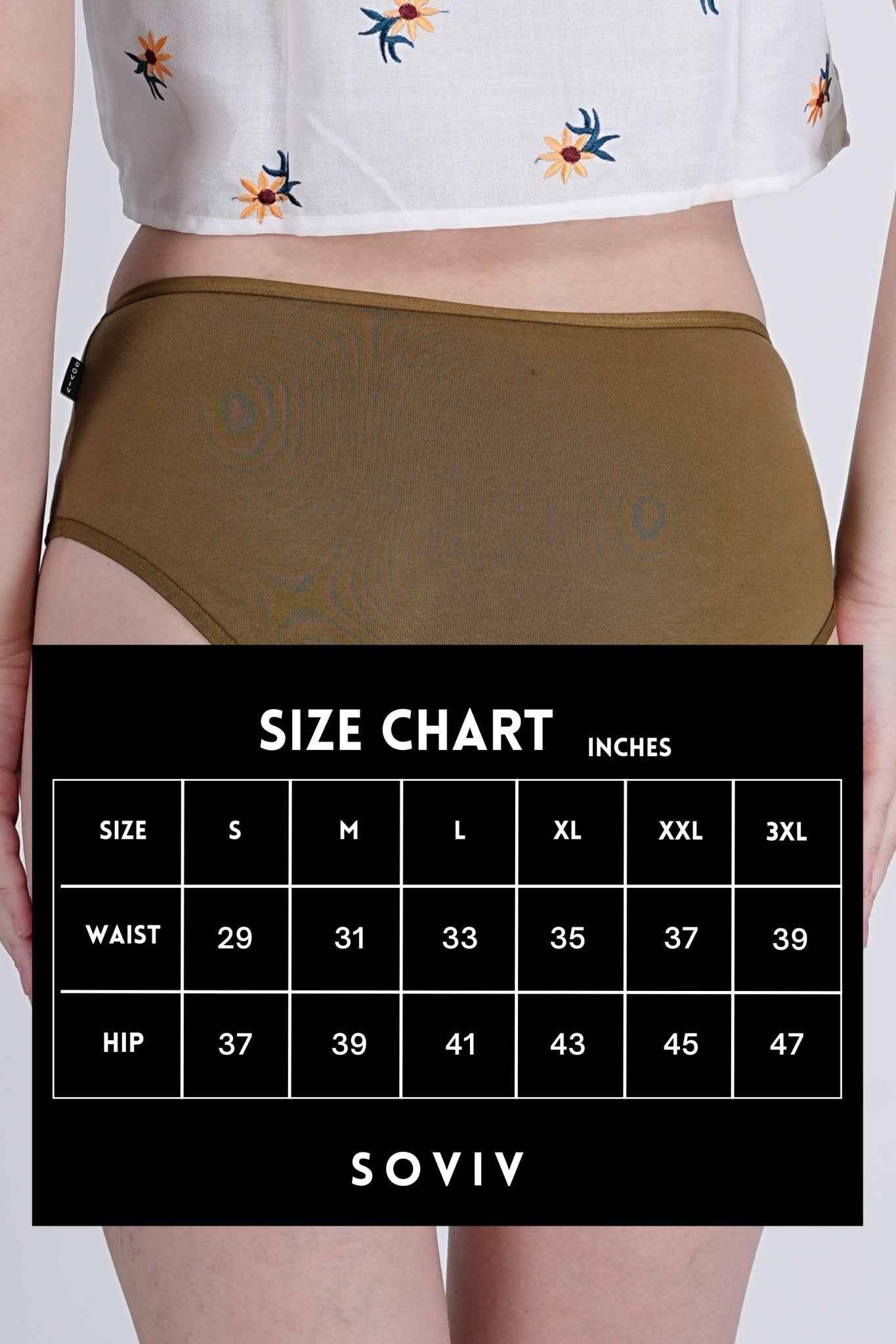 Fab-Six Cotton Stretch Hipster – Mid Rise | Pack of 6