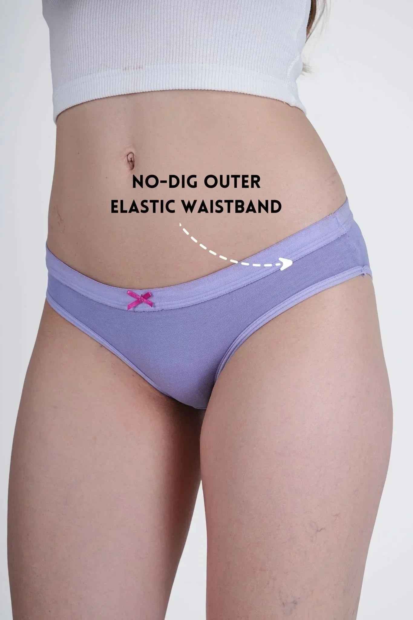 Light Blue Printed Low Rise Bikini Panty! - SOVIV