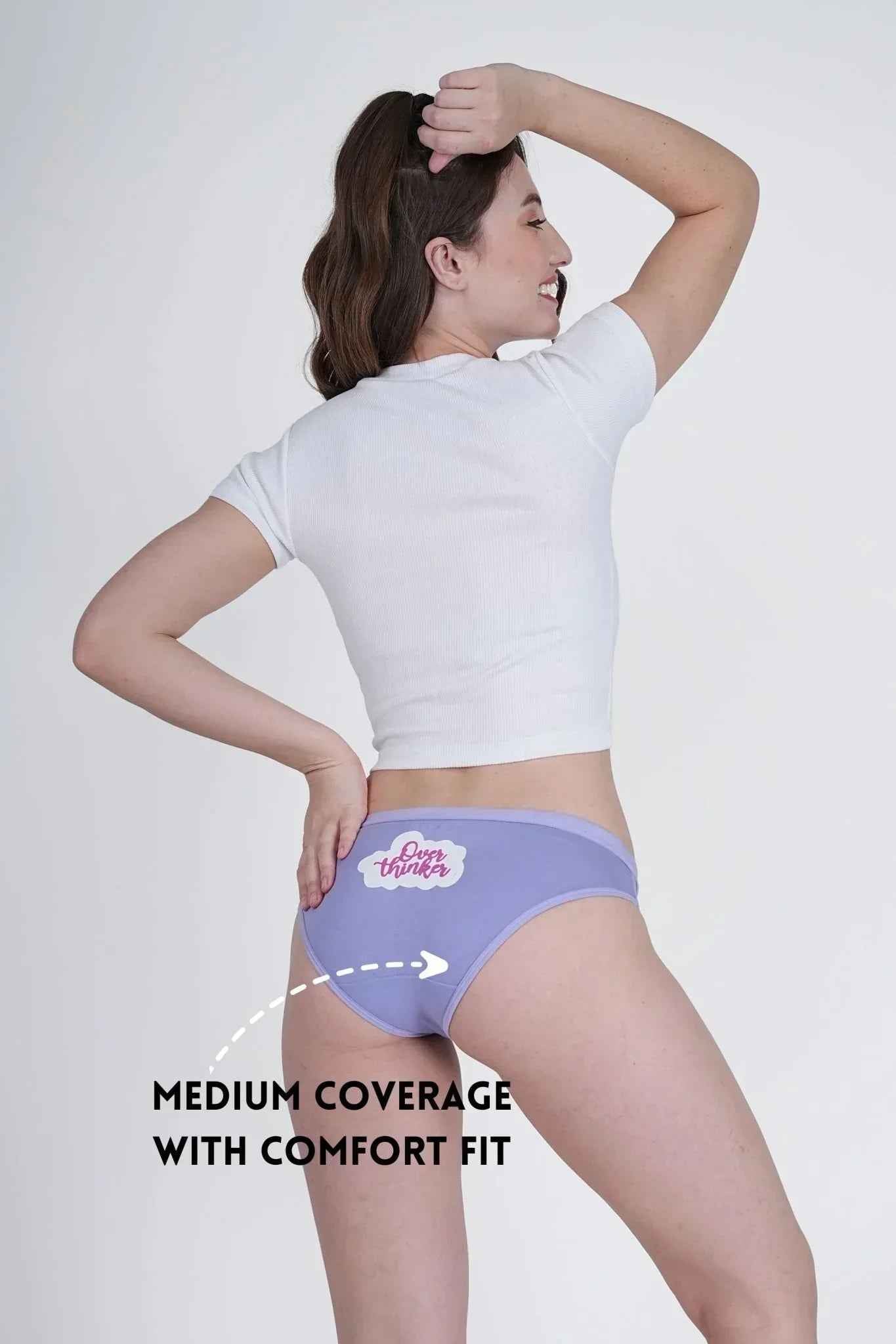 Light Blue Printed Low Rise Bikini Panty! - SOVIV