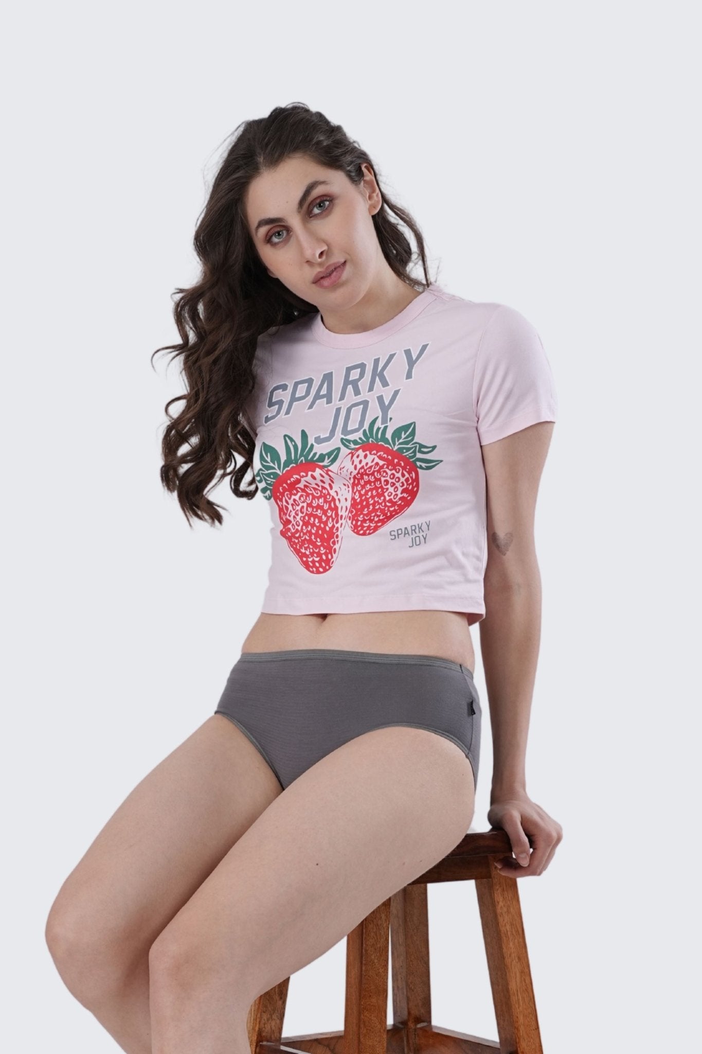 Moonstone Self Texture Mid Rise Hipster Panty - SOVIV
