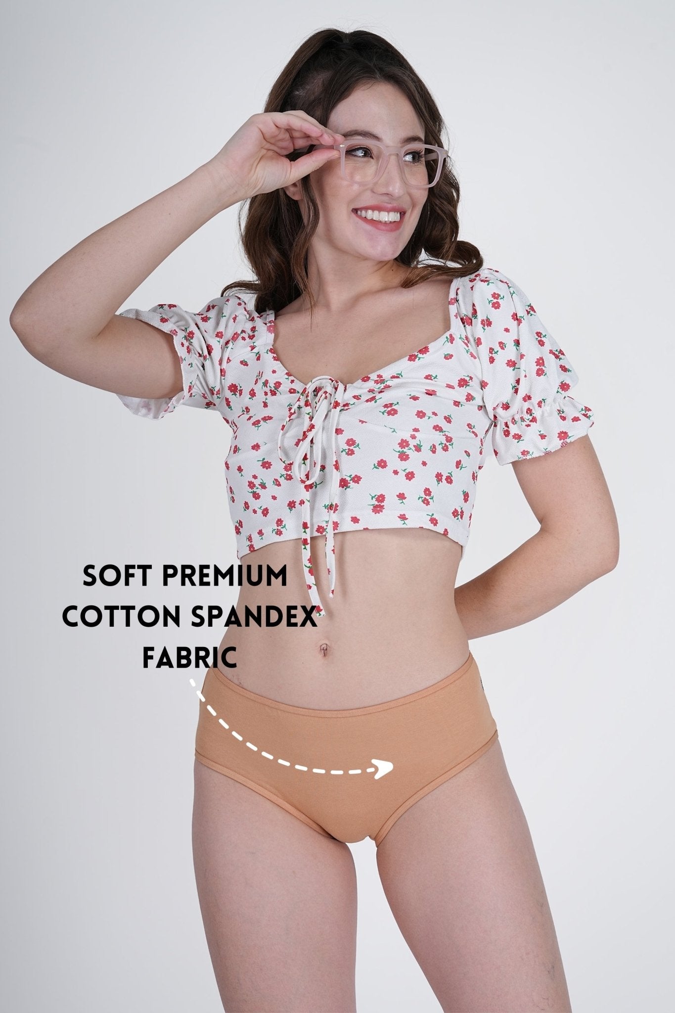 Nude Mid Rise Hipster Panty - SOVIV