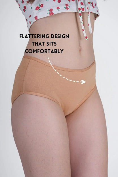 Basic & Beyond Mid Rise Hipsters! (3 Pack) - SOVIV