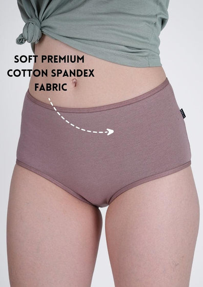 Dark Nude High Rise Hipster Panty - SOVIV