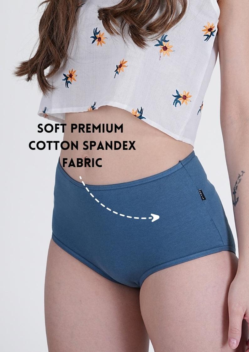 English Blue High Rise Hipster Panty - SOVIV
