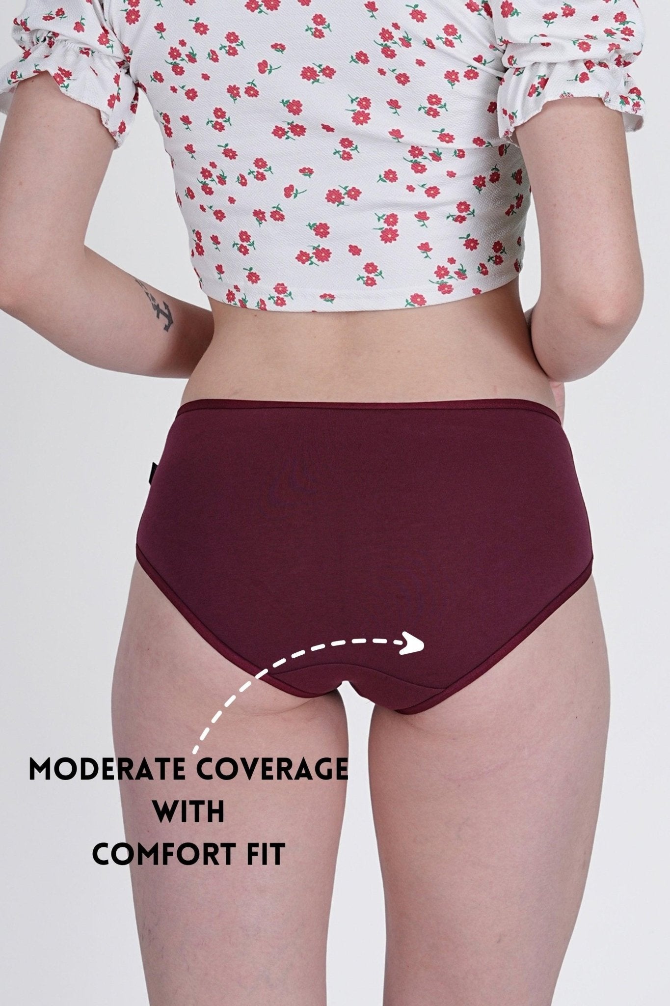 Sangria Mid Rise Hipster Panty - SOVIV