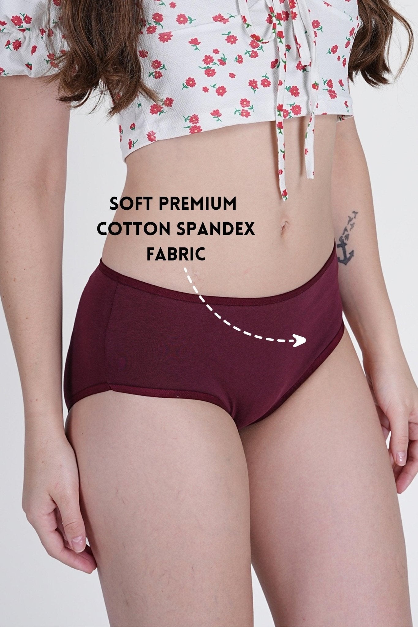 Sangria Mid Rise Hipster Panty - SOVIV
