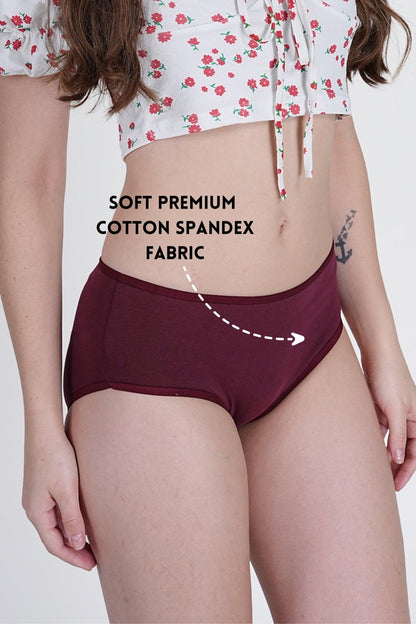 Sangria Mid Rise Hipster Panty - SOVIV