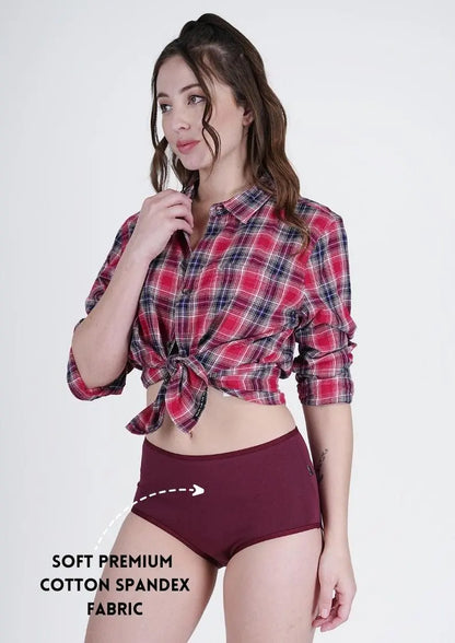 Super 6 High Rise Hipster Panty! (Pack of 6) - SOVIV