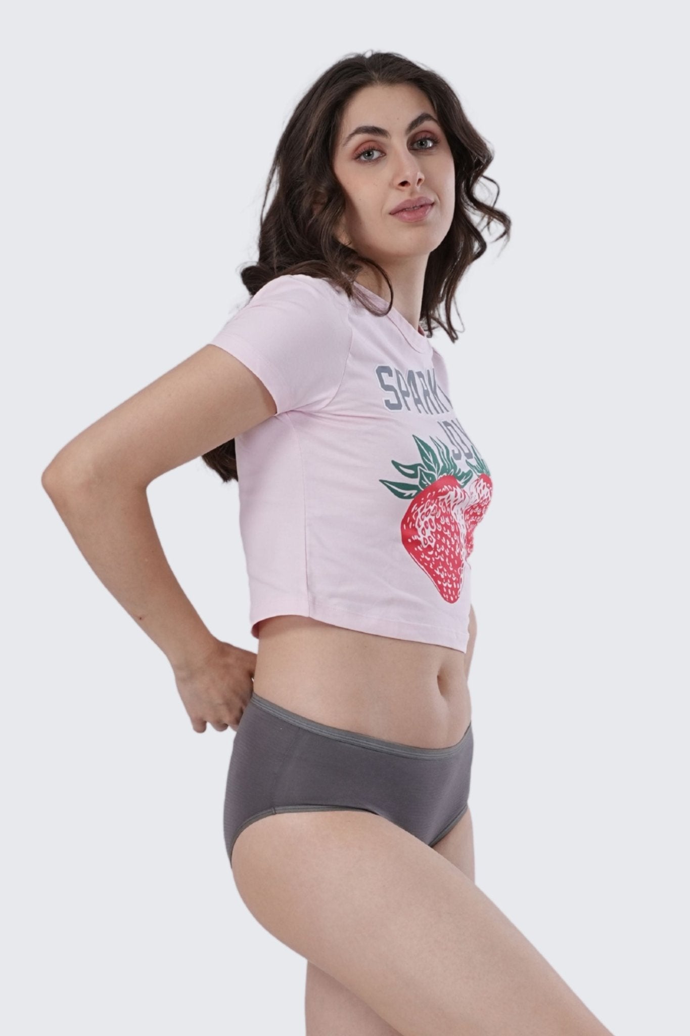 Twilight Treats Self Texture Mid Rise Hipster Panty (Pack of 3) - SOVIV